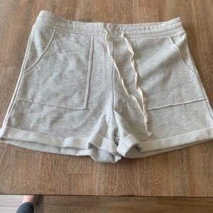 NWOT, High Waist Sweat Shorts